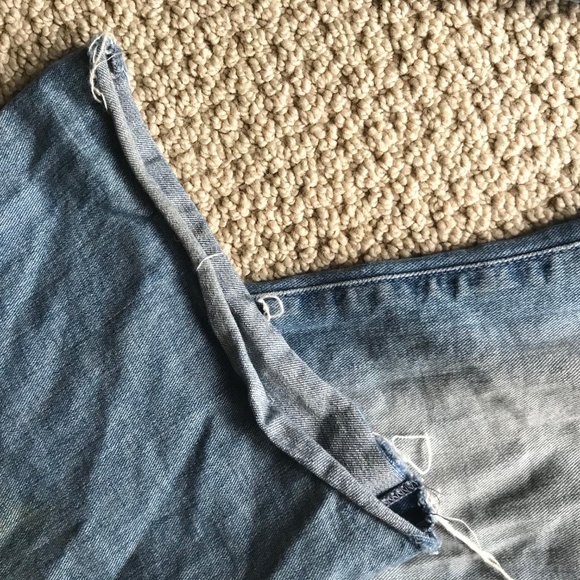 Mother Slacker Fray in Love Drunk Cowboys Jeans - Picture 4 of 8